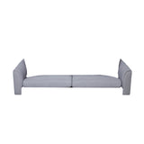 Contemporary 3 Seater Sofa With Plush Accents