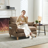 Mid Century Modern Foldable Sofa Bed, 3 In 1 Convertible Sleeper With 3 Pillows