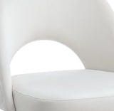 Zemirah - Velvet Gloss Side Chair (Set of 2) - White