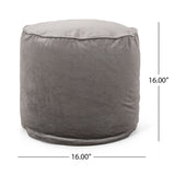 Shimon - Cylinder Pouf Ottoman And Floor Cushion
