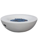 Outdoor Concrete Propane Gas Fire Pit Bowl