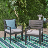 Outdoor Elegant Design Dining Chair (Set of 2)