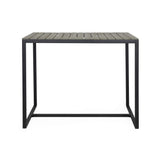 Ernesto - Outdoor Industrial Acacia Wood Bar Table