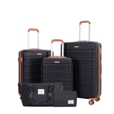 5 Piece Set Hard Case Spinner Wheels Luggage Sets With Tsa Lock