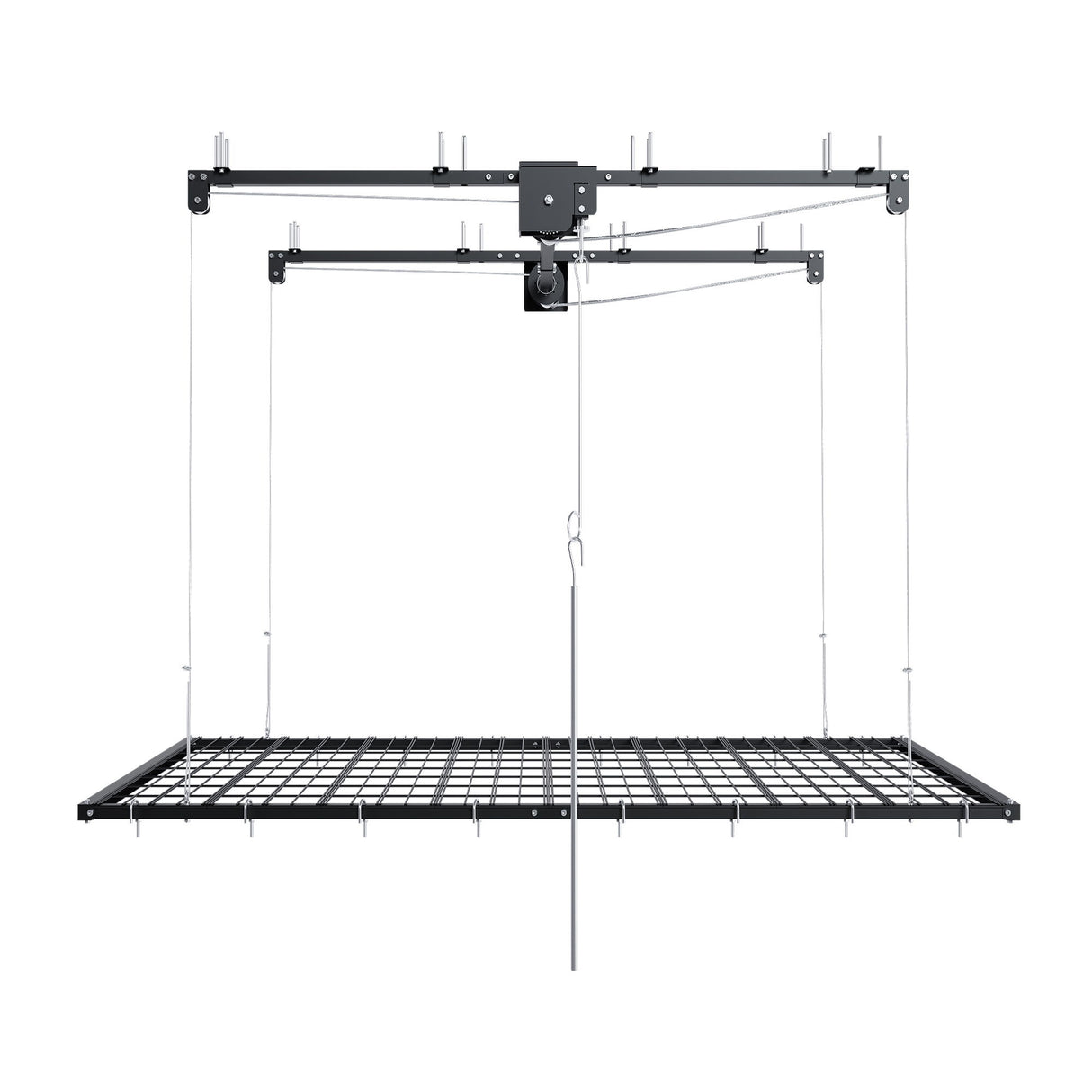 4 X 8 Ft Overhead Garage Storage Rack - Black