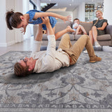 Marfi - 6' X 9' Oriental Area Rug - Sand / Ivory