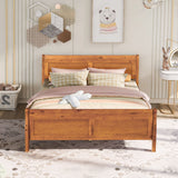 Platform Bed Frame Mattress Foundation Sleigh Bed With Headboard / Footboard / Wood Slat Suppor