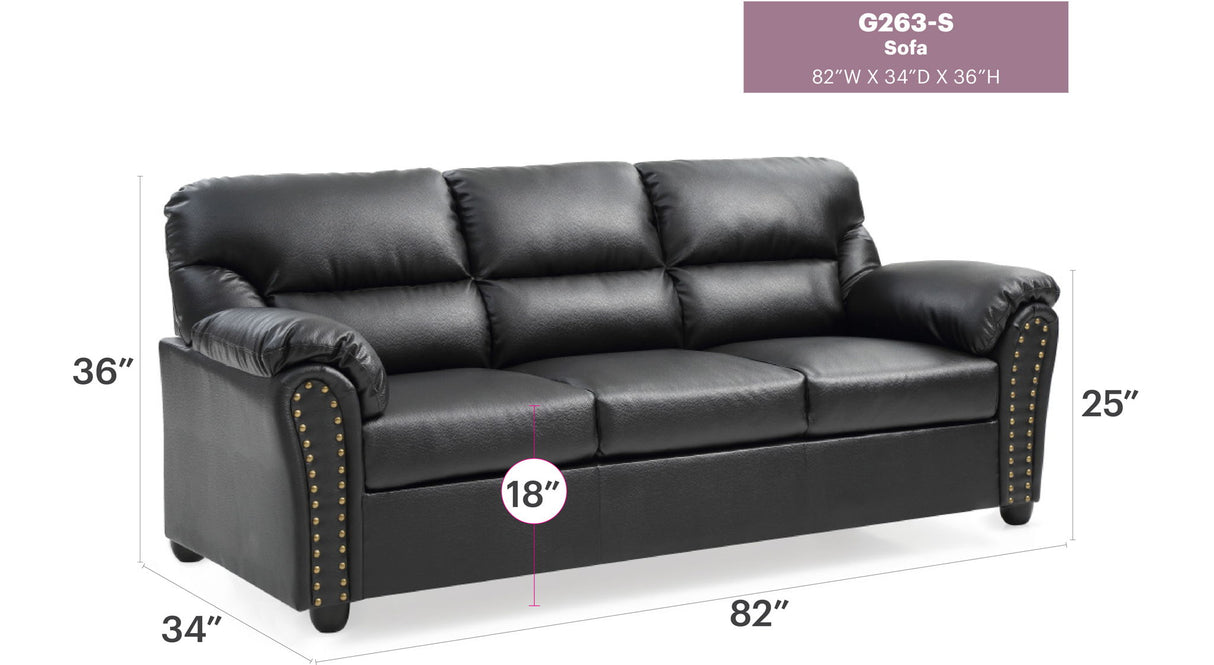 Olney - Sofa - Black