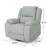Stylish Wide Manual Swivel Standard Recliner