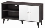Amidon - TV Stand, With 2 Storage Shelves And 1 Cabinet