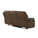 Brenda - Sofa Manual Recline Function - Brown
