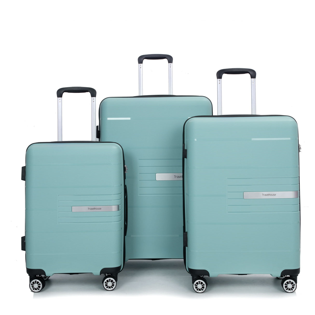 Hardshell Suitcase Double Spinner Wheels Luggage Sets, Lightweight With Tsa Lock, 3 Piece Set