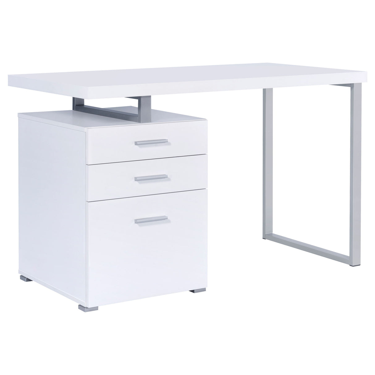 Modern Reversible 3 Drawer Office Computer Desk