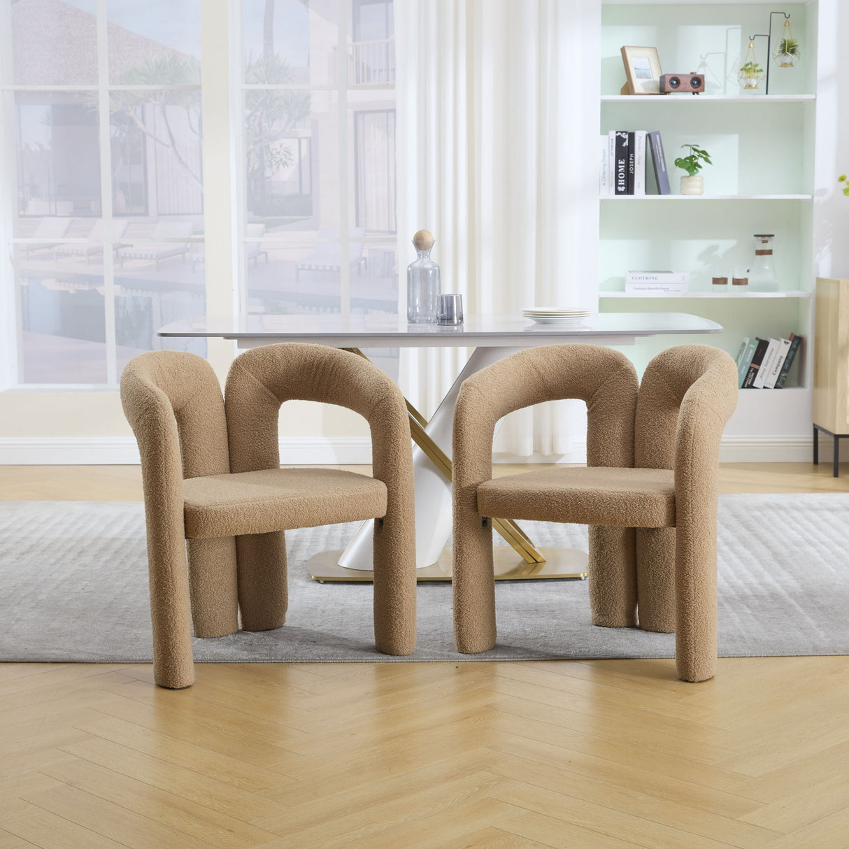 Coolmore Contemporary Designed Accent / Dining Chair With Armrests