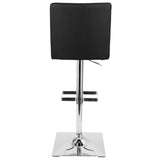 Captain - Contemporary Adjustable Barstool With Swivel - Black