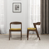 Dakota - Mid-Century Modern Velvet Dining Chair (Set of 2)