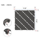 Durable Plastic Interlocking Deck Tiles, Waterproof Outdoor And Indoor Use