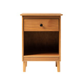 Classic 1 Drawer Nightstand With Cubby