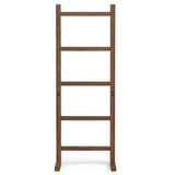Bray - Bath Towel And Blanket Ladder Shelf - Natural Walnut