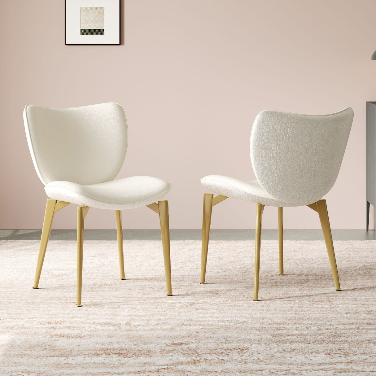 Dining Chairs (Set of 2) - Beige