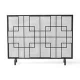 Dorothy - Modern Single Panel Iron Fire Screen