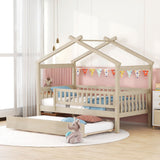 Creativity House Bed With Twin Size Trundle