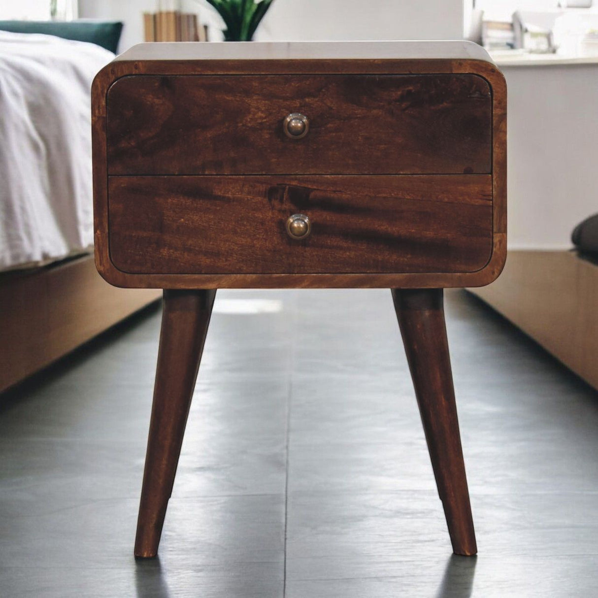 Curved Nightstand,