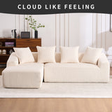 Combined 3 Seater Sofa With 4 Pillows