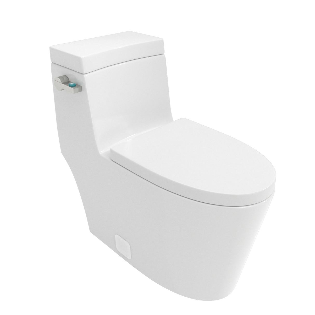 1 Piece Toilet And Soft Closing Seat - White