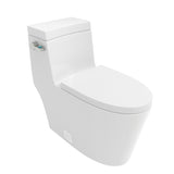 1 Piece Toilet And Soft Closing Seat - White