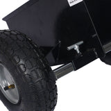 Heavy Duty 600Lb Panel Dolly With 10In. Pneumatic Wheels Alloy Steel - Black