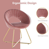 Modern Accent Velvet Lounge Chair