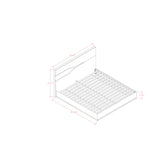 Vios - 5 Piece Bedroom Set With Zebrano Accent Design