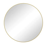 Wall Circular Mirror Metal Framed Mirror Round Vanity Mirror Dressing Mirror, For Bathroom, Living Room, Bedroom Wall Decor
