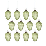 Tear Drop Ornament, Decorative Hanging Christmas Tree Ornaments For Holiday Party Decorations (Set of 12)