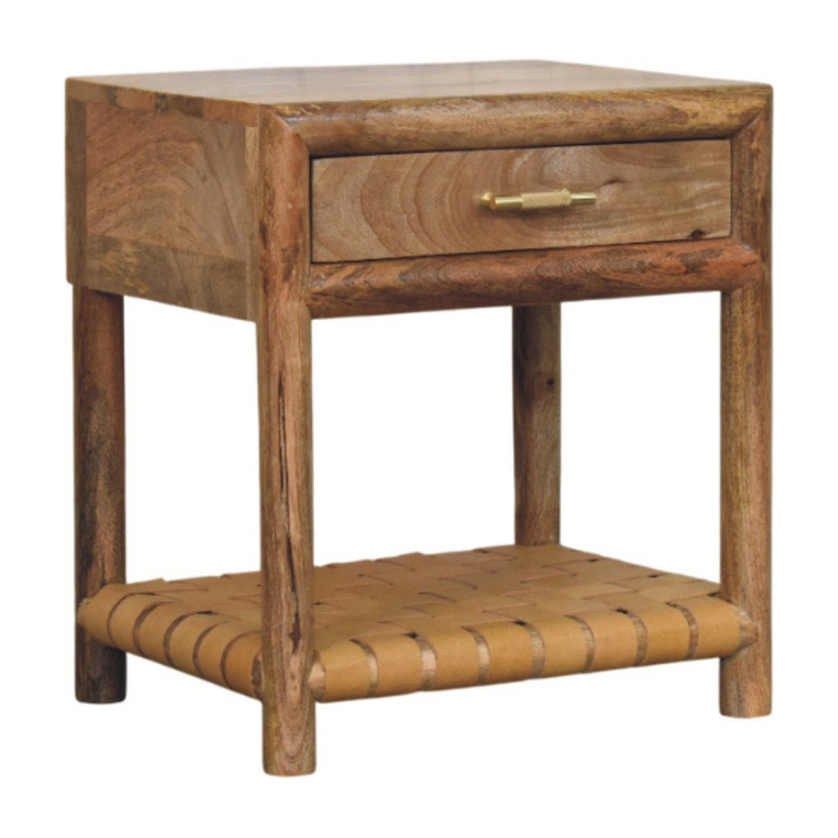 Regency - Woven Nightstand With Drawer - Light Brown