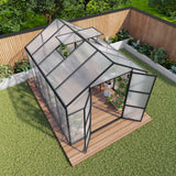 Gain Height Windproof Greenhouse All Season Outdoor Garden Shelter