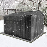 10' x 8' Garden Sheds Outdoor Storage Sheds With Window