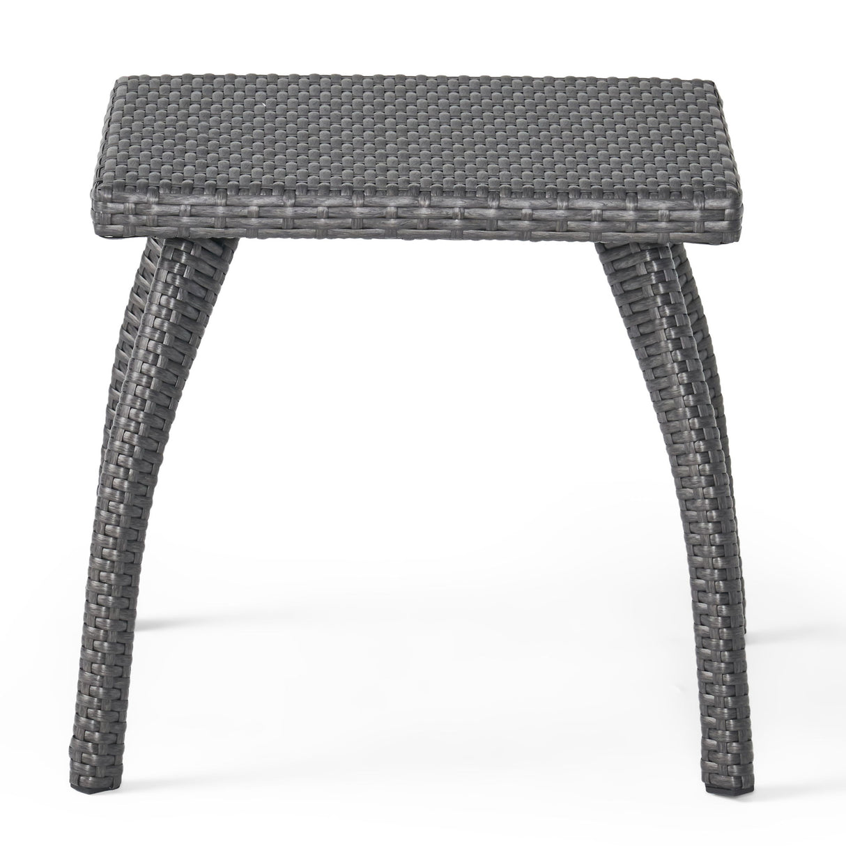 Luminant - Outdoor Side Table With Iron Frame - Gray