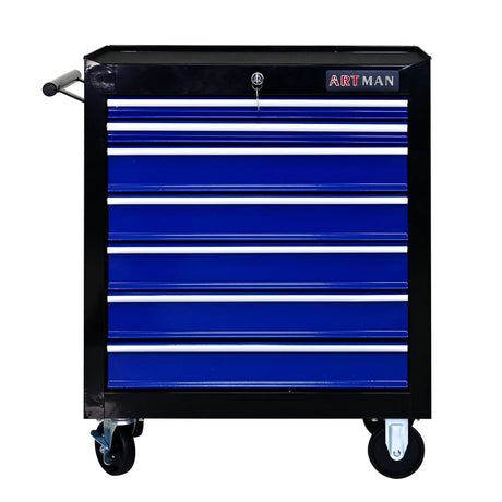 7 Drawers Multifunctional Tool Cart With Wheels