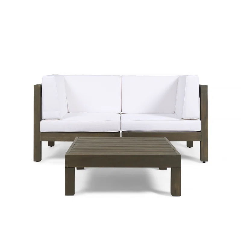 Oana - 3 Piece Love Seat Set With Coffee Table