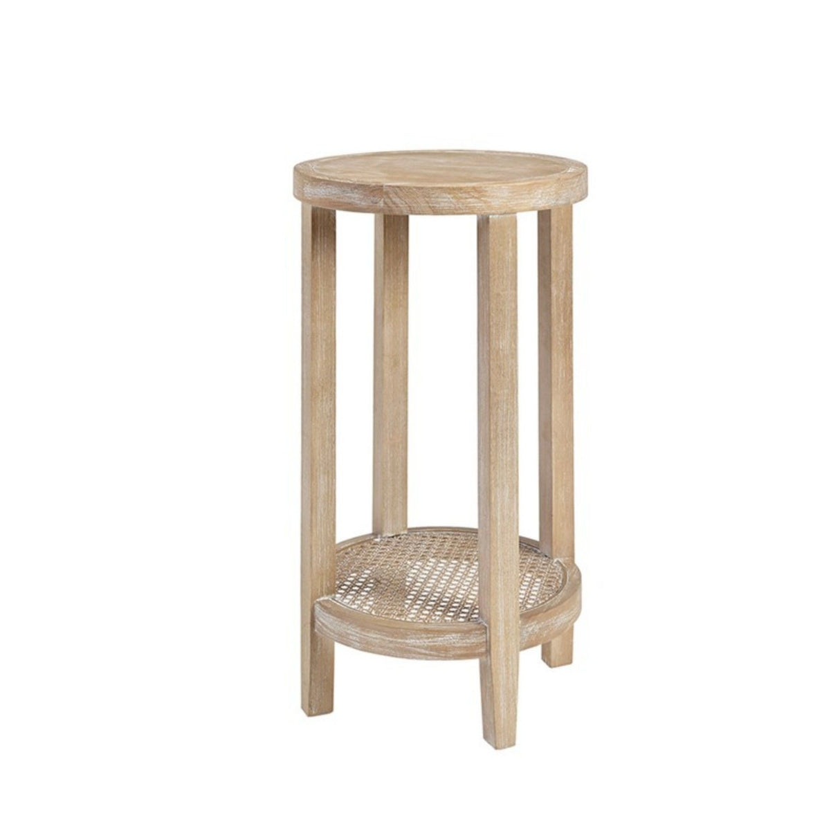 Bedford - Round Accent Table - Reclaimed Wheat