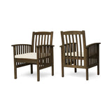 Casa - Acacia Dining Chair Set With Cushions,