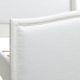 Carmen - Upholstered Wingback Panel Bed Frame