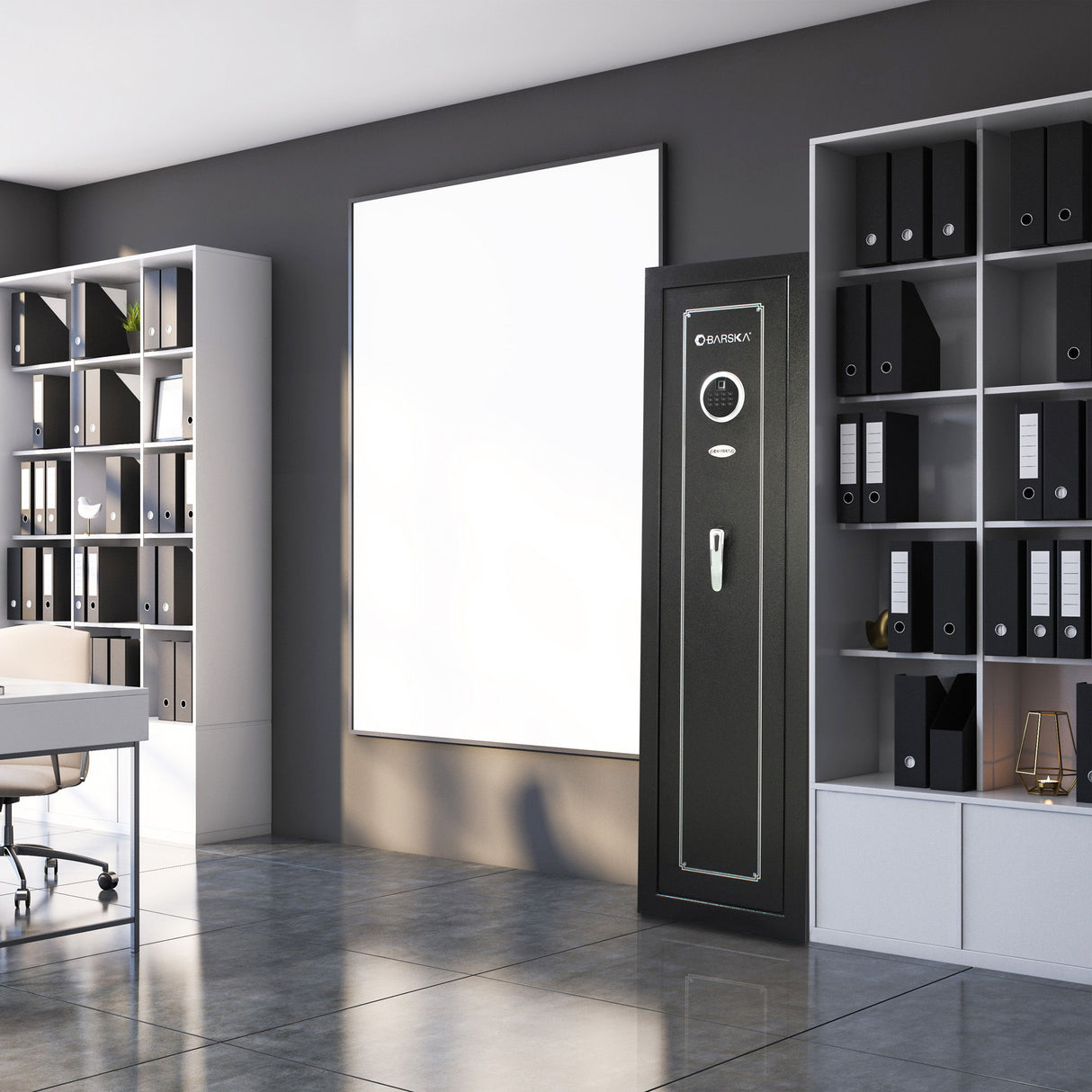 5.51 Cubic Ft Biometric Keypad Riflesafe - Black