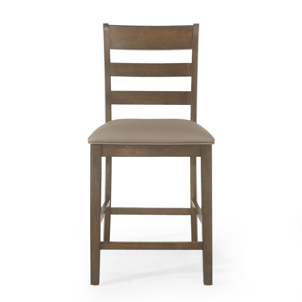 Farmhouse Upholstered Wood Counter Stools