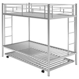 Twin Over Twin Bunk Bed With Trundle