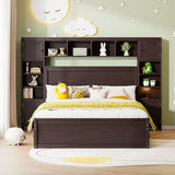 Bed With All In One Cabinet, Shelf And Sockets