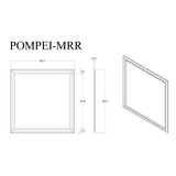 Shaker - Crocodile Metallic Mirror