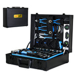 Combined Maintenance Tool Suitcase 247 Pieces Of Basic Home Maintenance Tool Set General Machinery Tool Set - Blue